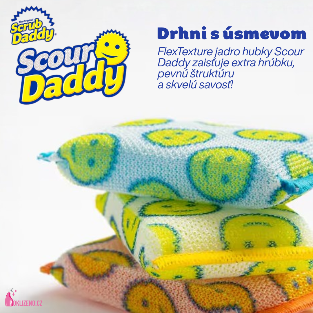 Scour Daddy 101 Kompletný sprievodca odolnými škvrnami a hubkami Scour Daddy